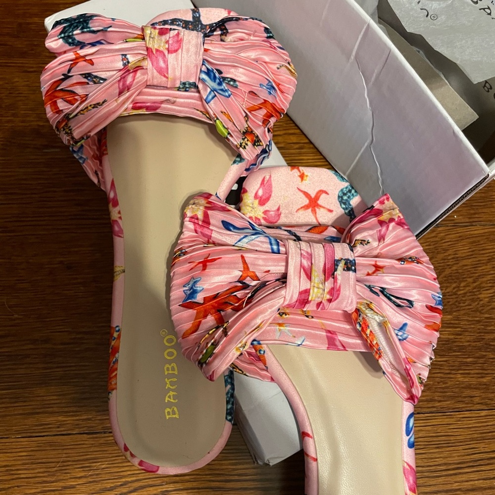 Pink sandals